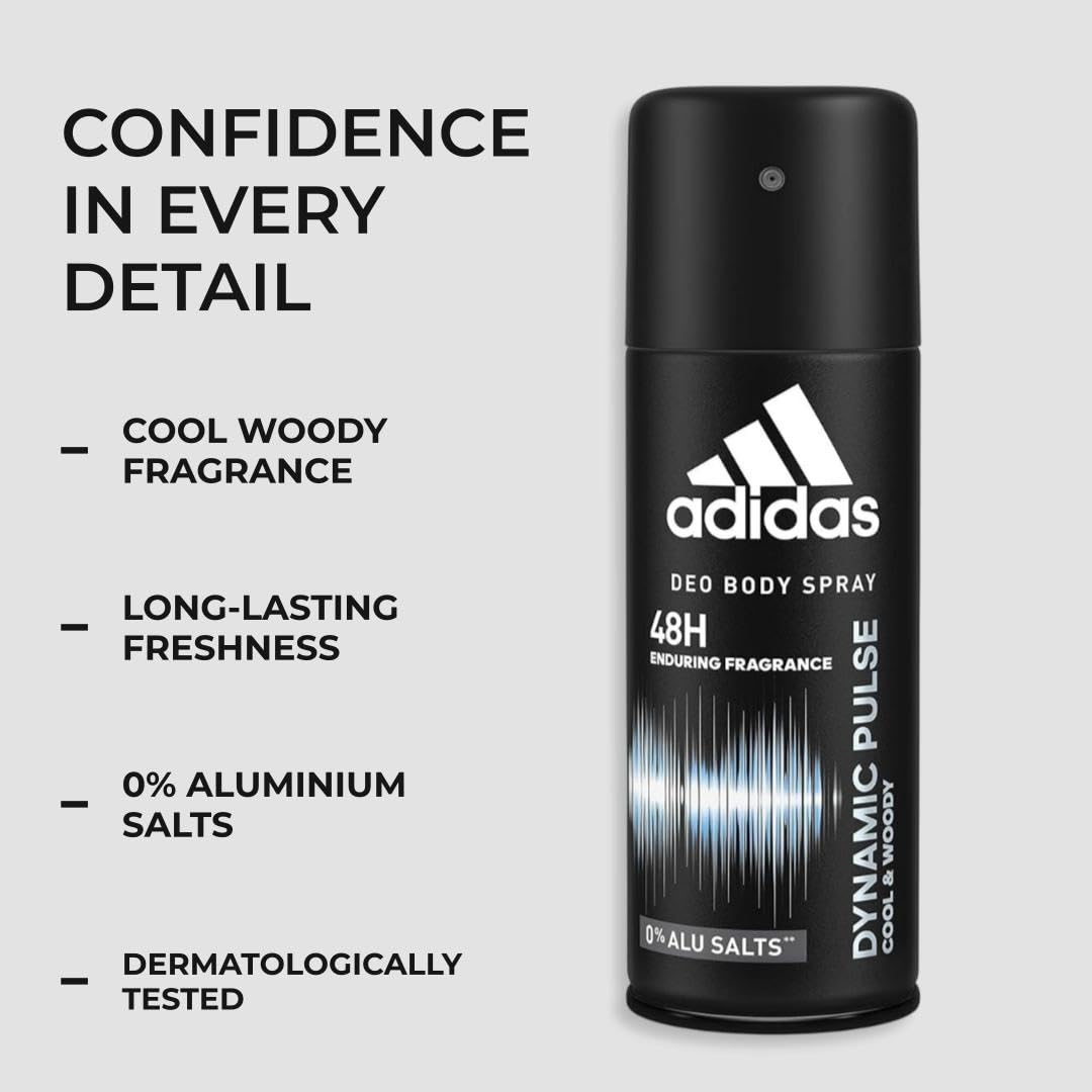 Adidas Dynamic Pulse Deodorant Body Spray For Men,150ml - Image 3